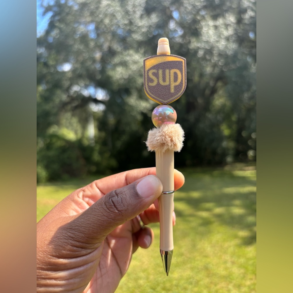 Custom Designed Pen  with Sup Logo